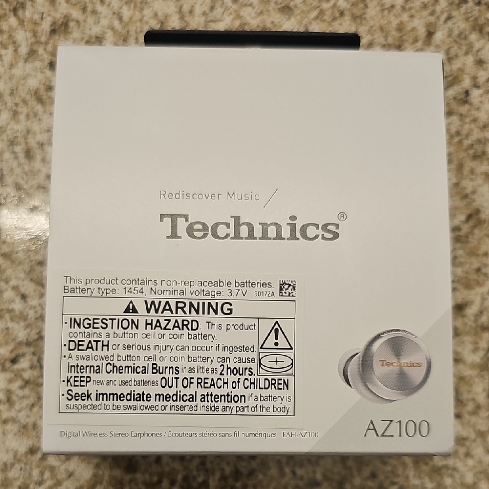 Technics AZ100 Silver Earbud Headphones